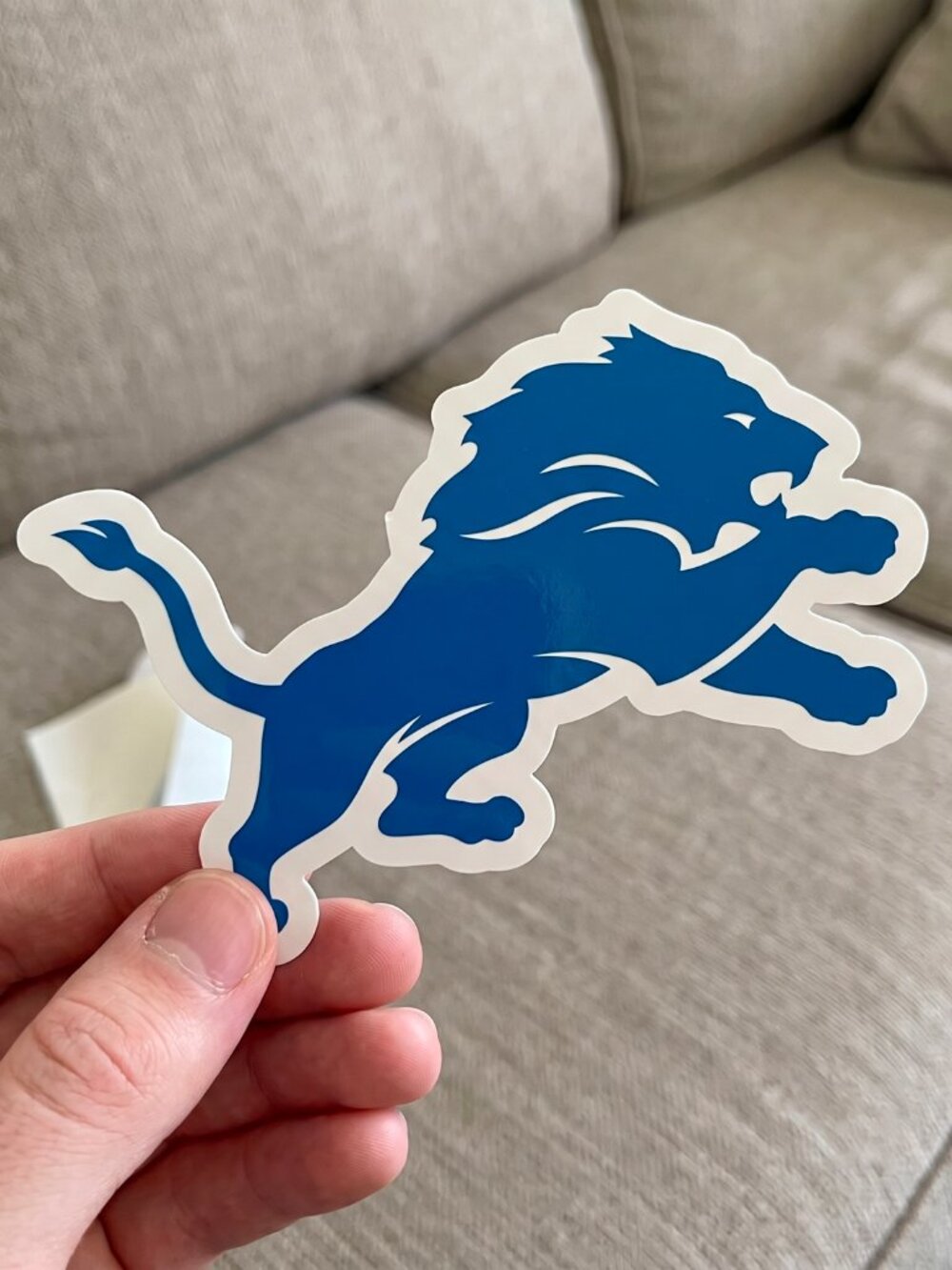 Detroit Lion Sticker - Picture 3 of 3